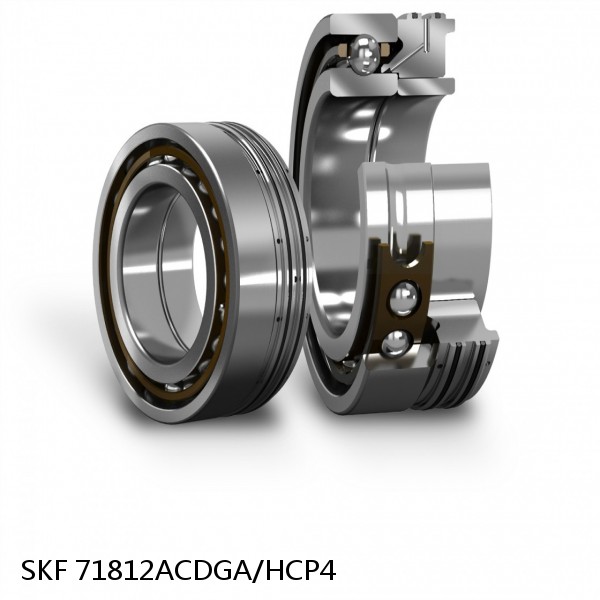 71812ACDGA/HCP4 SKF Super Precision,Super Precision Bearings,Super Precision Angular Contact,71800 Series,25 Degree Contact Angle